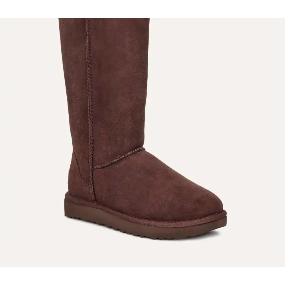 NIB-UGG Tall Brown Boots Size 8